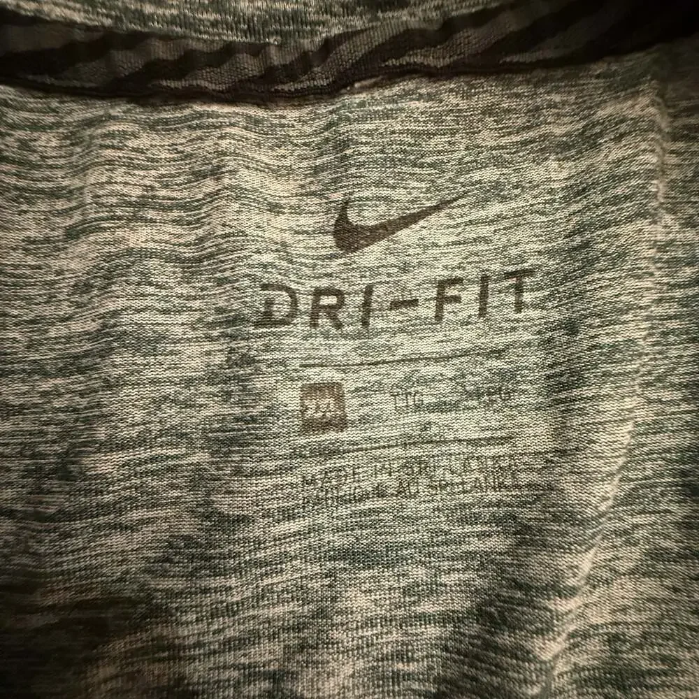 Nike Dri-FIT Men's Heathered Gray 1/4 Zip Long Sleeve Running Pullover XXL